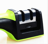 Two Stages Diamond Ceramic Kitchen Knife Sharpeners Sharpening Stone