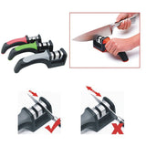 Two Stages Diamond Ceramic Kitchen Knife Sharpeners Sharpening Stone