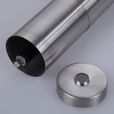Silver Coffee Grinder Mini Stainless Steel Hand Manual Handmade Coffee Bean Burr