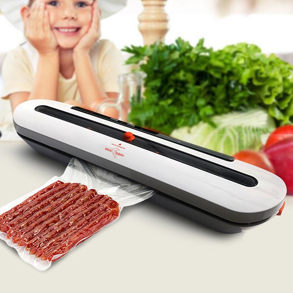 Electric Vacuum Sealer Machine with 10 Food Saver Bags for Home Kitchen –  Stylemein